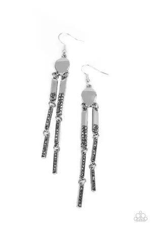 Defined Dazzle - Silver Earring
