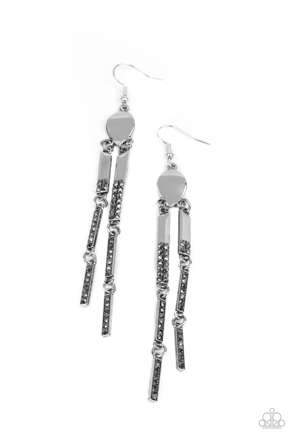 Defined Dazzle - Silver Earring