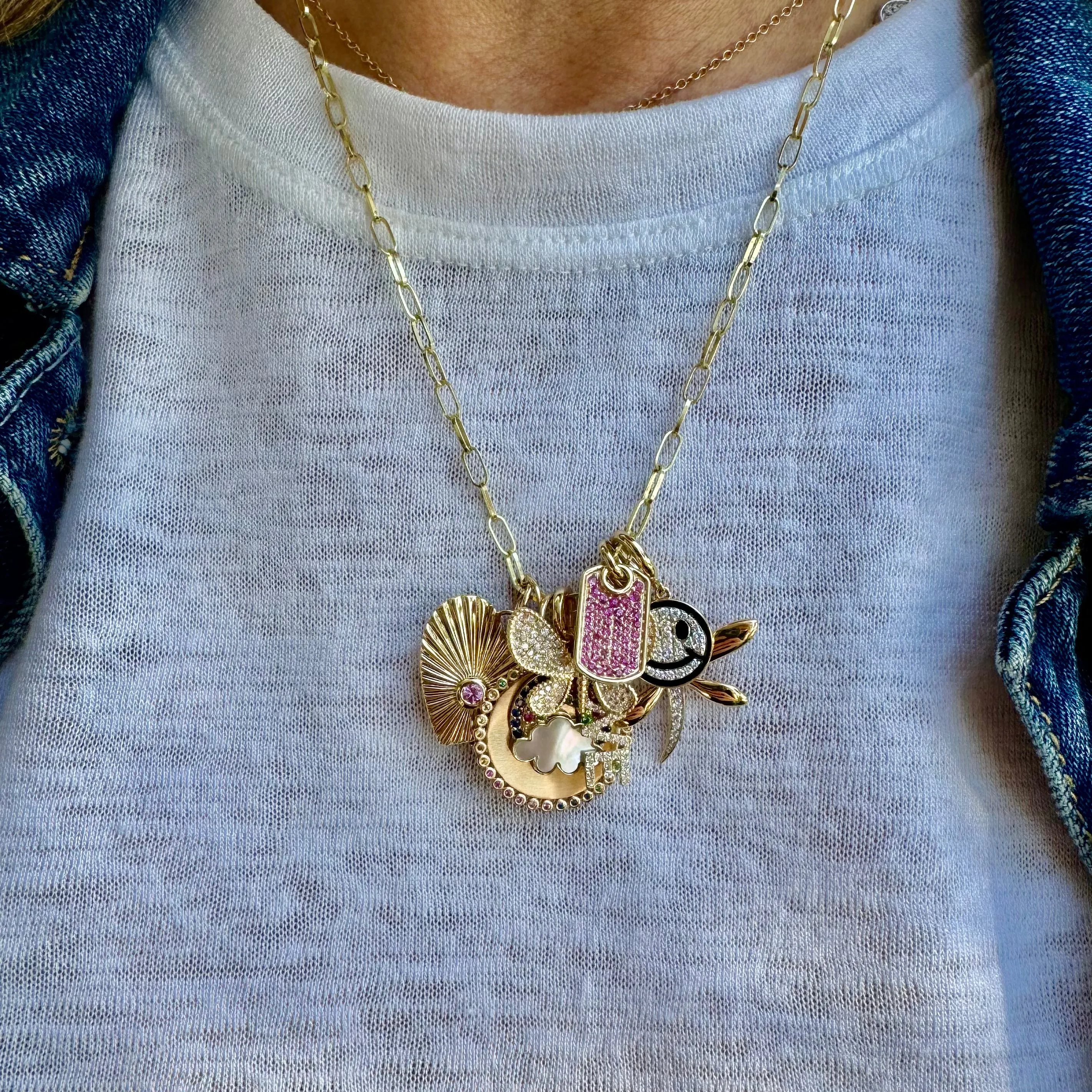 Diamond Smile Charm