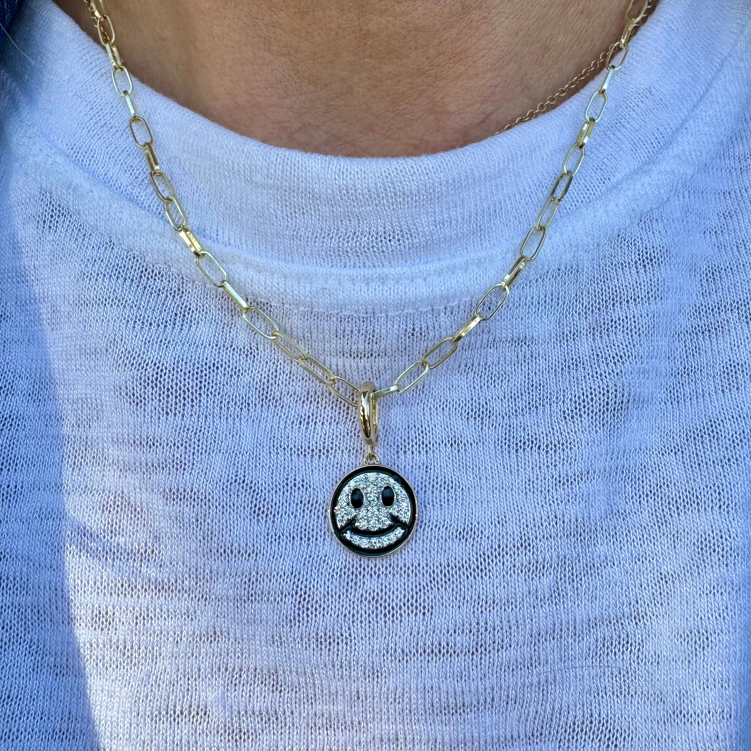 Diamond Smile Charm