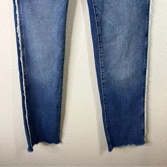 DL1961 Womens Mara Straight Jeans Mid Rise Intasculpt Ankle DL Vintage Blue 25‎