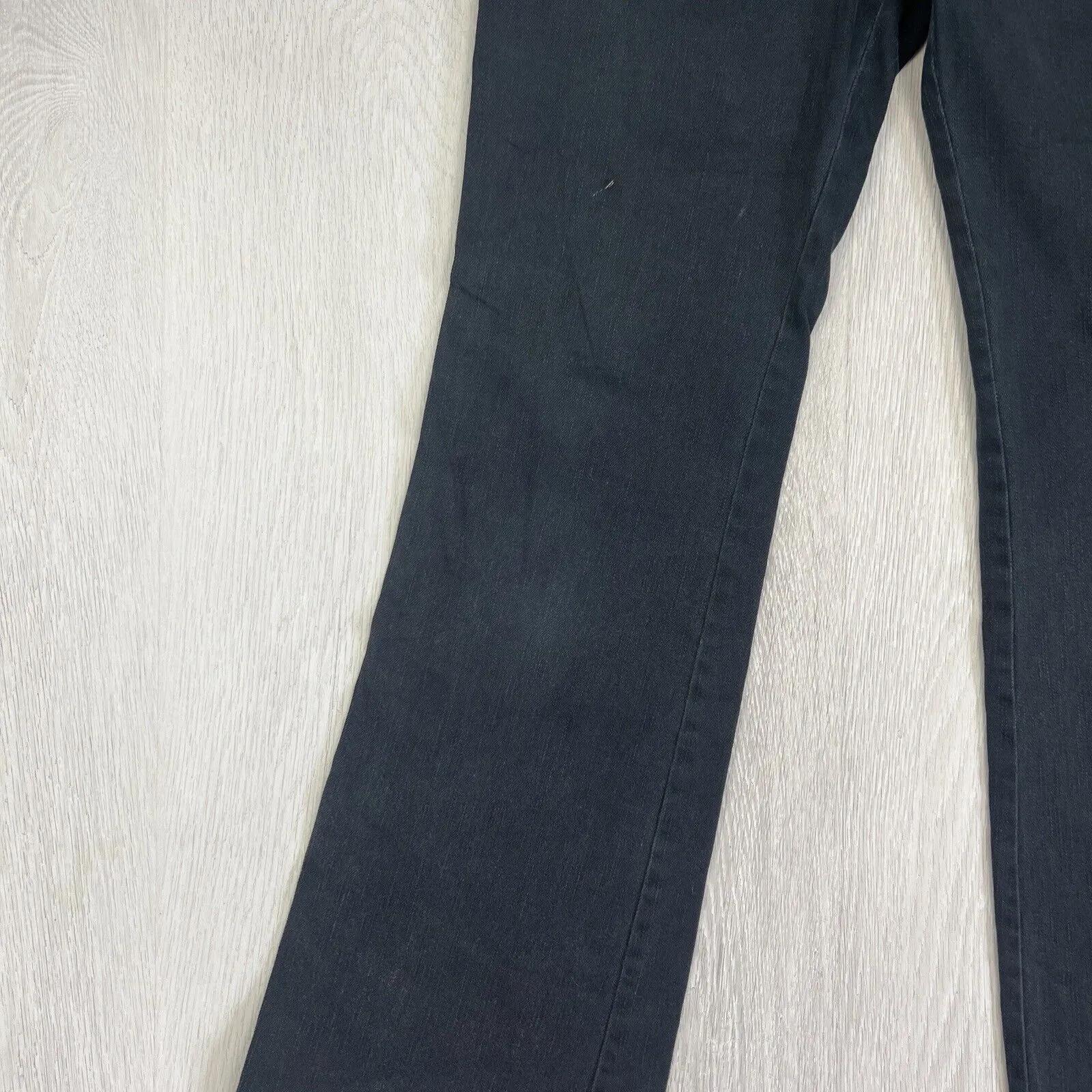 EDC By Esprit Womens Vintage Low Rise Gentle Flair Black Jeans Size 165/70