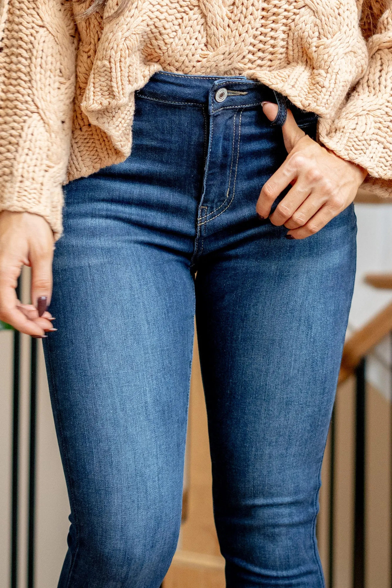 Effie High Rise Curvy Skinny