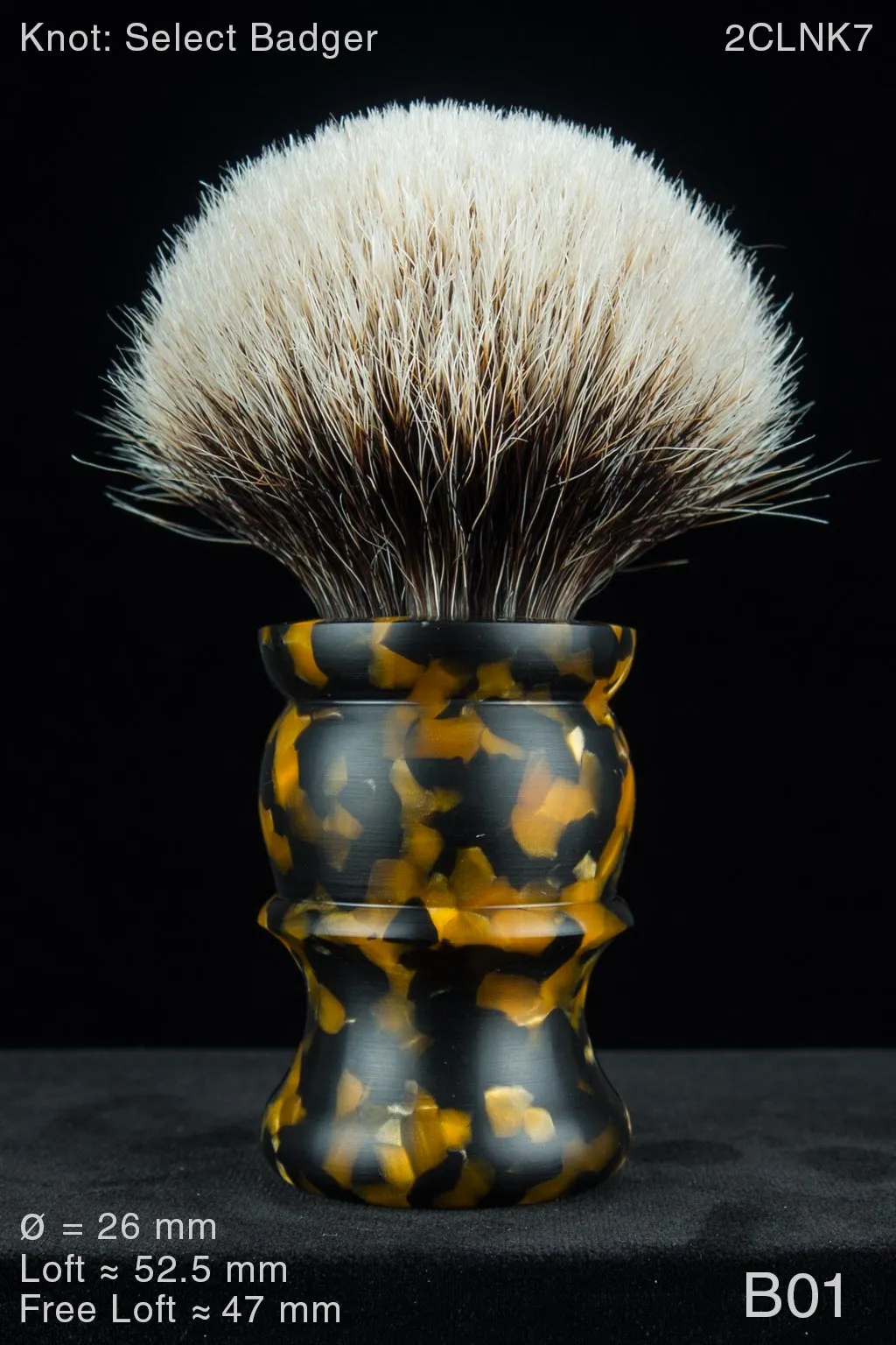 El Dorado 26 mm Satin Honey Noire
