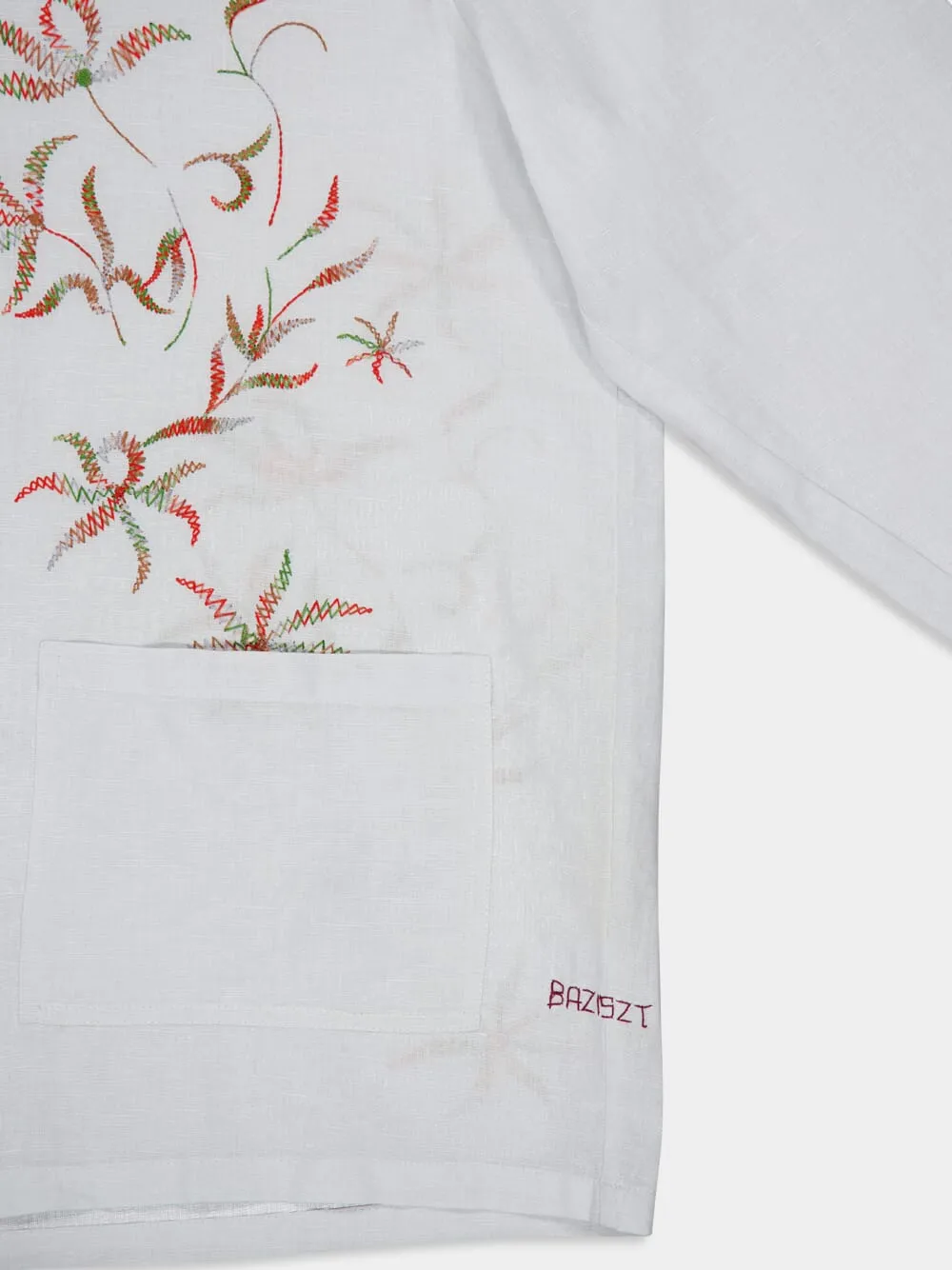 Embroidered Spider Detail Shirt