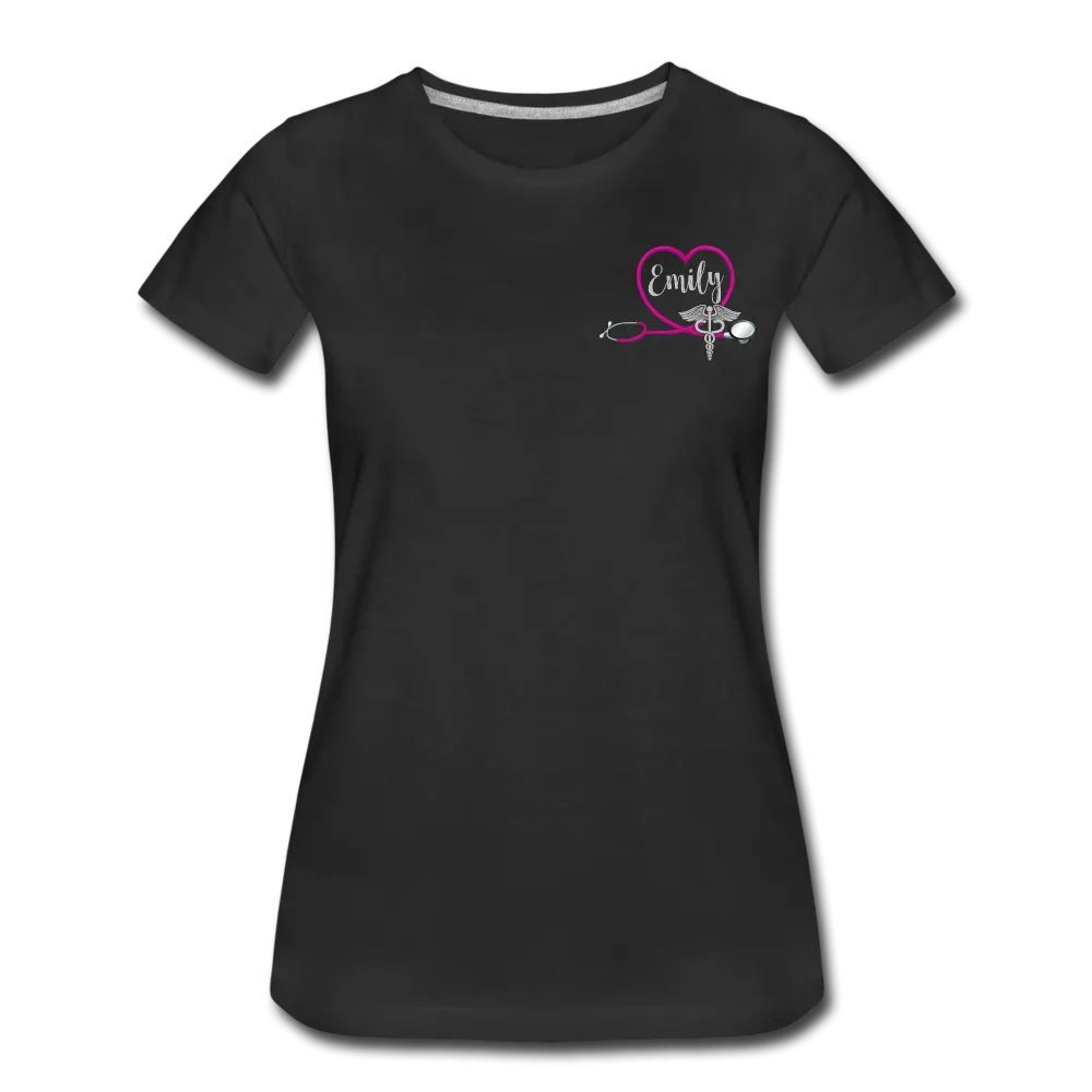 Emily Emergency Nurse Flag Women’s Premium T-Shirt