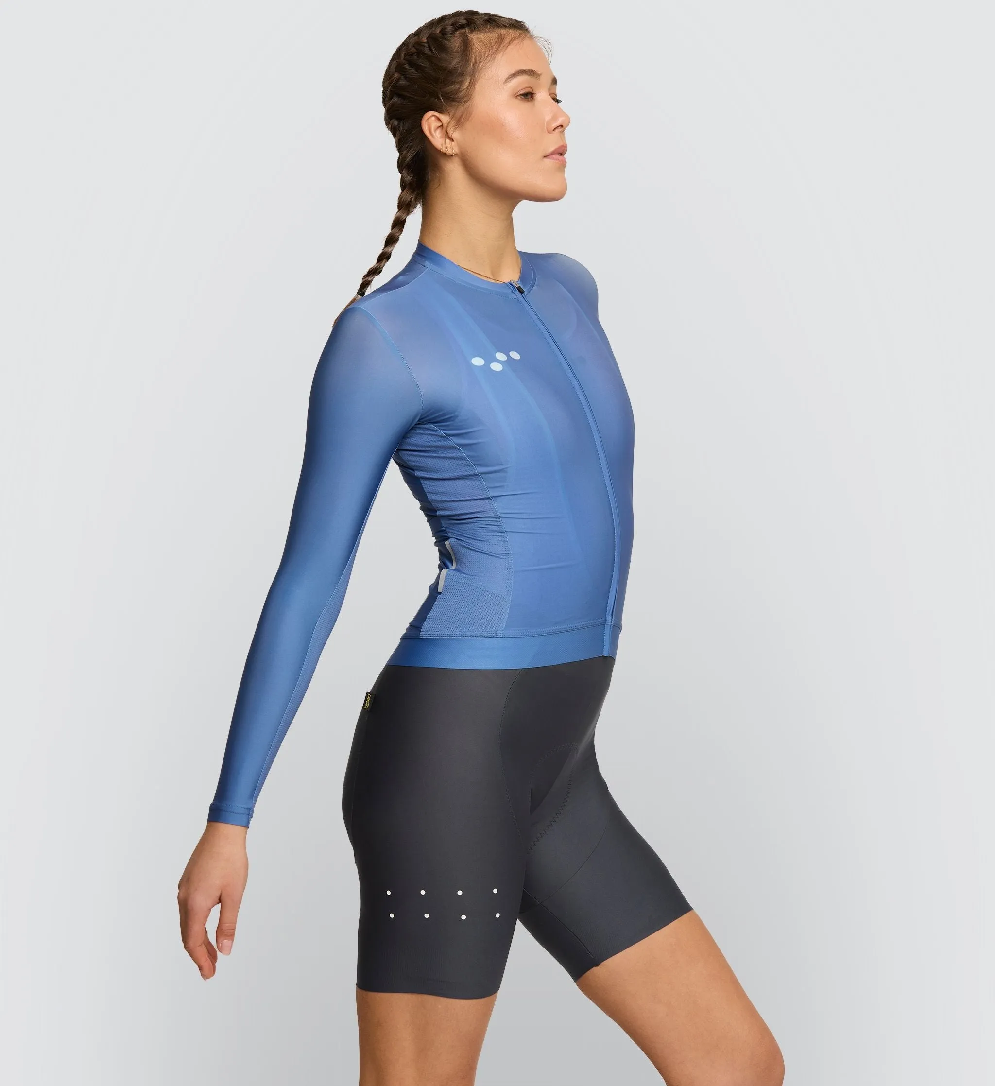Essentials / Women's Classic LS Jersey - Blue Smoke