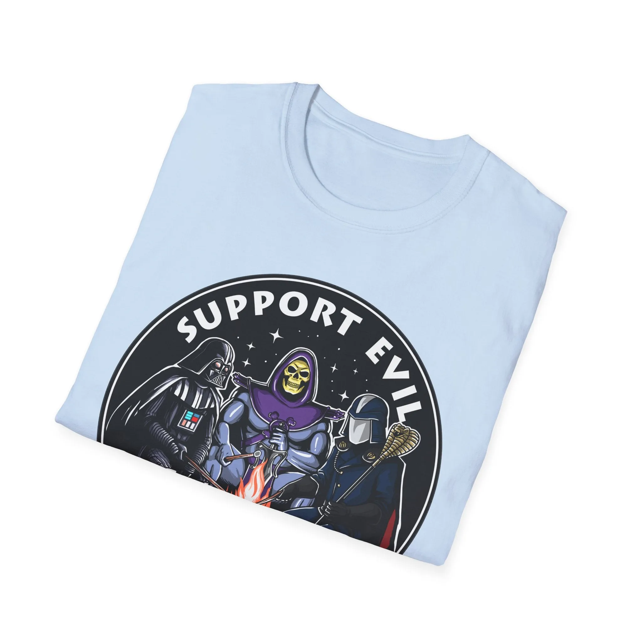 Evil Villains Tee On Gildan Softstyle
