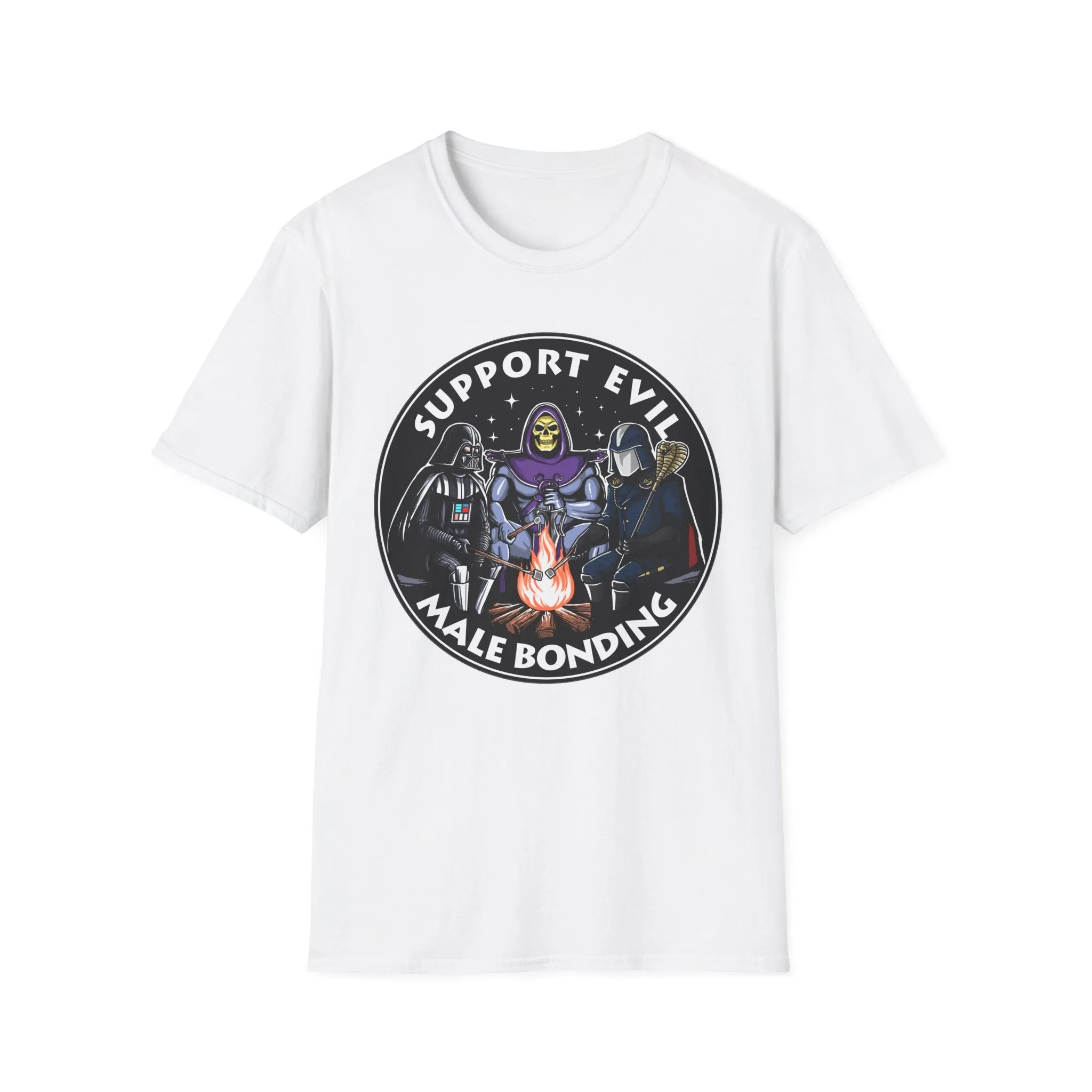 Evil Villains Tee On Gildan Softstyle