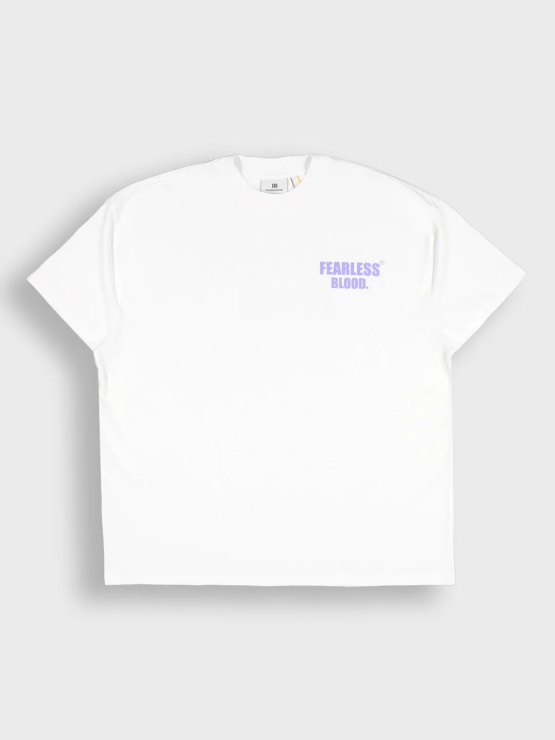 Fearless Blood Leader Club T-Shirt | White/Lilac
