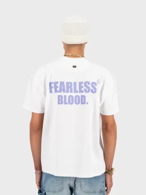 Fearless Blood Leader Club T-Shirt | White/Lilac