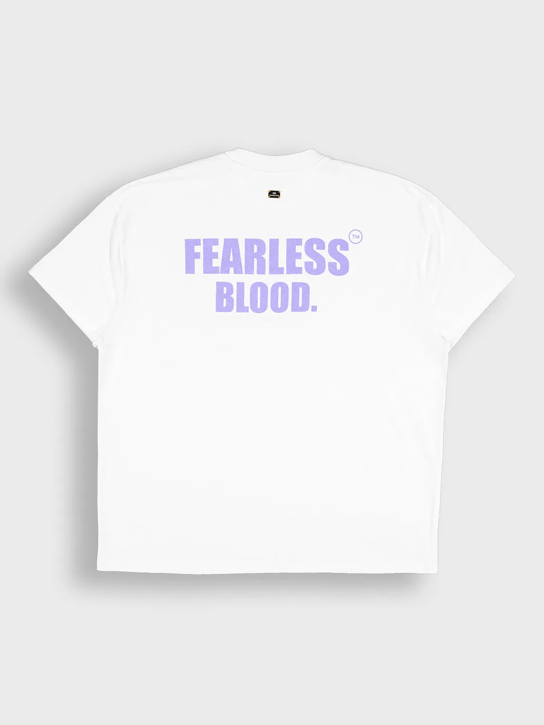 Fearless Blood Leader Club T-Shirt | White/Lilac