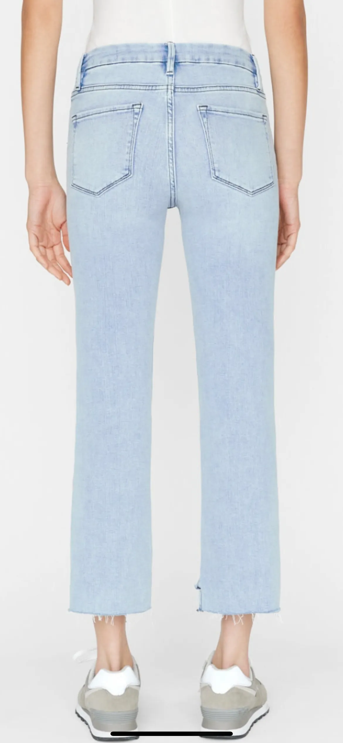 FRAME-Le Crop Mini Boot Raw Stagger Yorba Chew