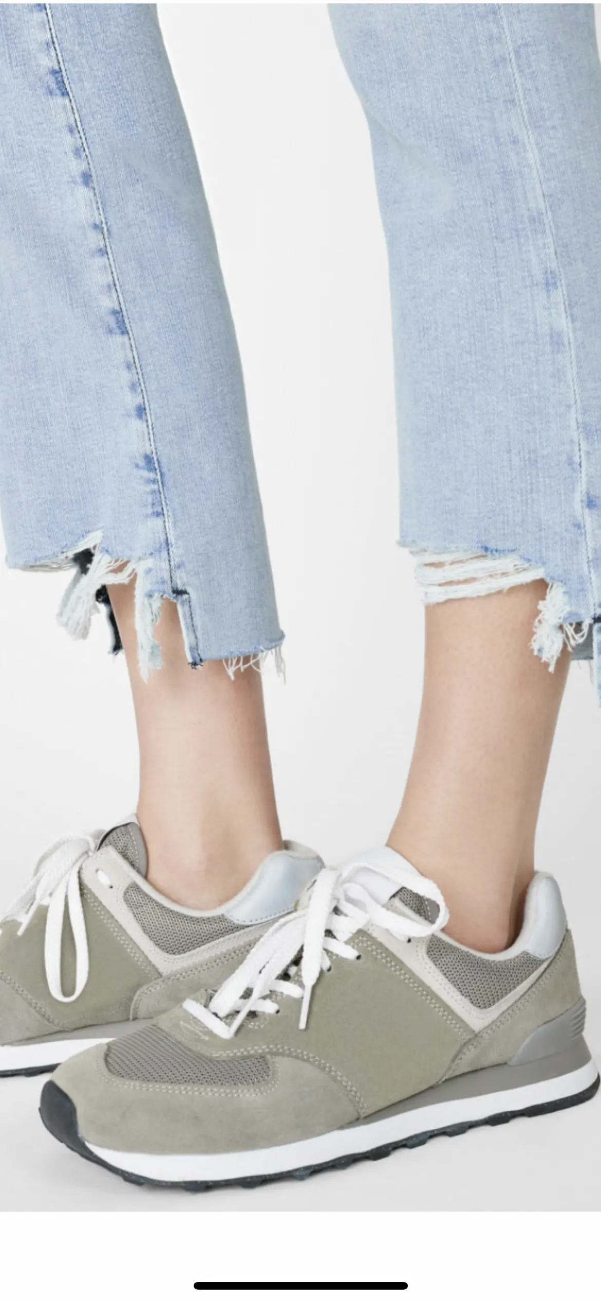 FRAME-Le Crop Mini Boot Raw Stagger Yorba Chew