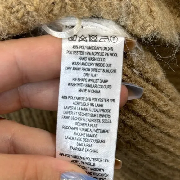 French Connection | NWT Sweater Nika Half Zip Sweater Size Large