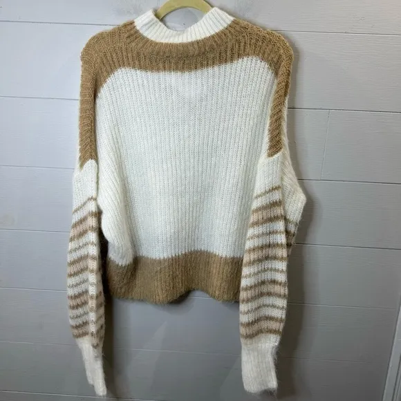 French Connection | NWT Sweater Nika Half Zip Sweater Size Large