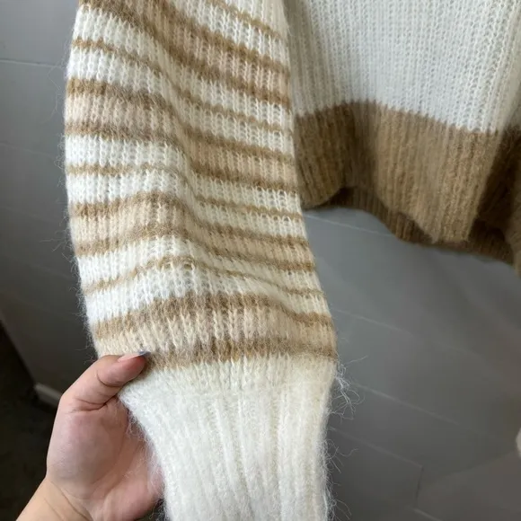 French Connection | NWT Sweater Nika Half Zip Sweater Size Large