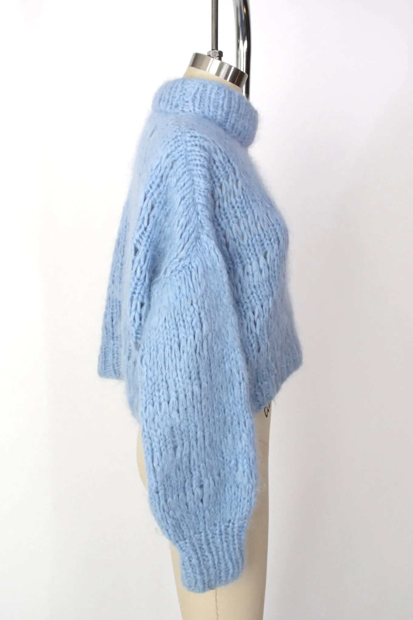 Frisson Knits Mohair Crop Sweater