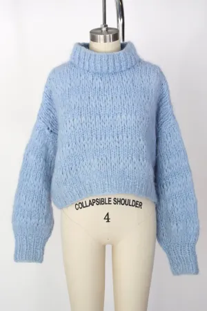 Frisson Knits Mohair Crop Sweater