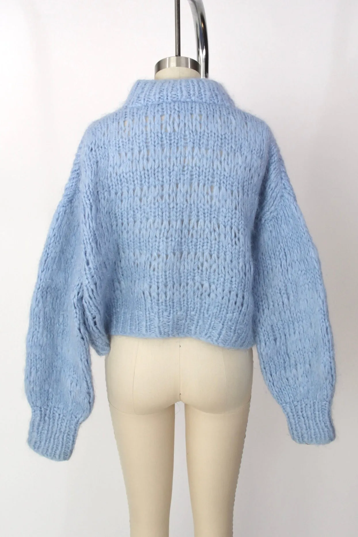 Frisson Knits Mohair Crop Sweater