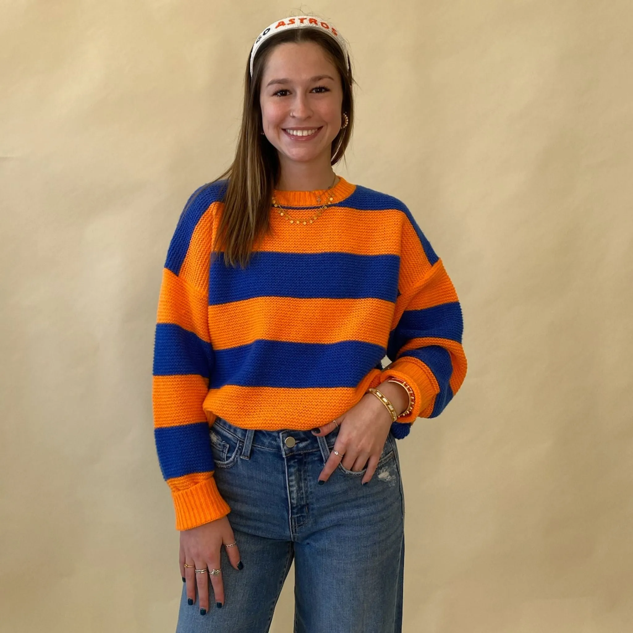 Game Day Stripe Sweater