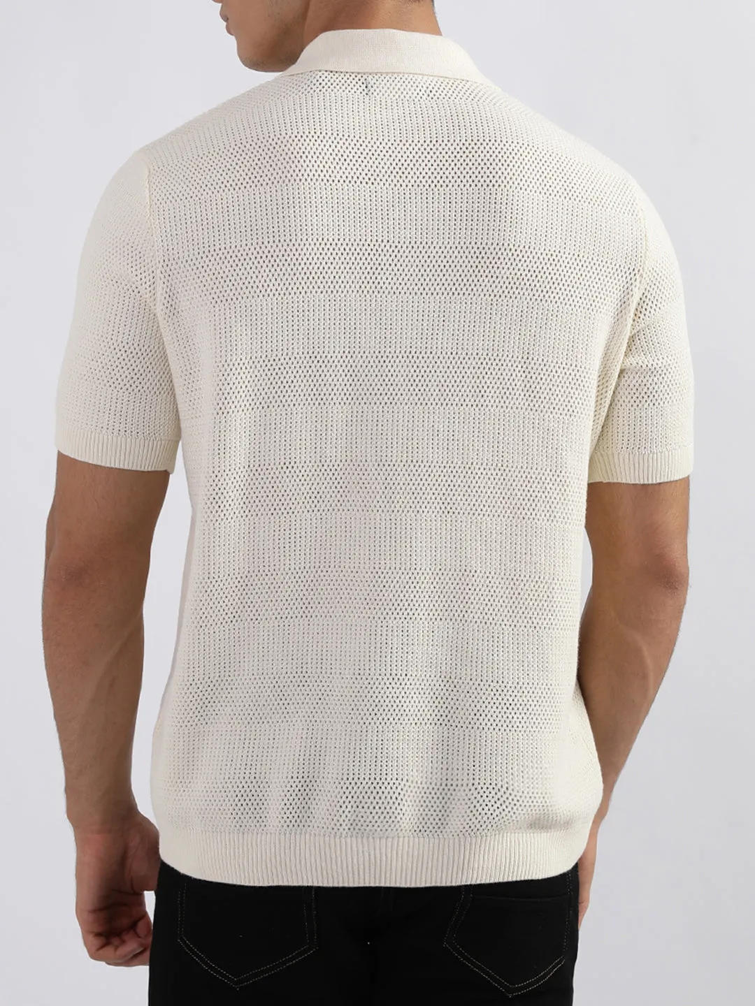 Gant Cream Relaxed Fit Polo T-Shirt