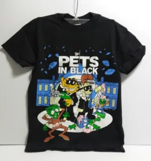 Garfield Pets In Black T-shirt