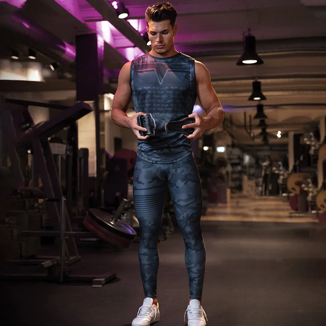 Gavelo Sniper Sleeveless Tee Blue