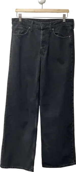 H&M Grey Baggy Regular Jeans UK 8