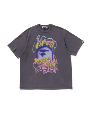 Heavy Washed Logo Relaxed Fit Tee