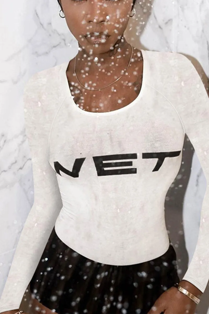 HTR1351 Bold Statement Crop Top