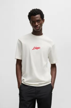 HUGO T-Shirts Relaxed Fit in Cotton - DLOGOTEE 10257318 01-50527926