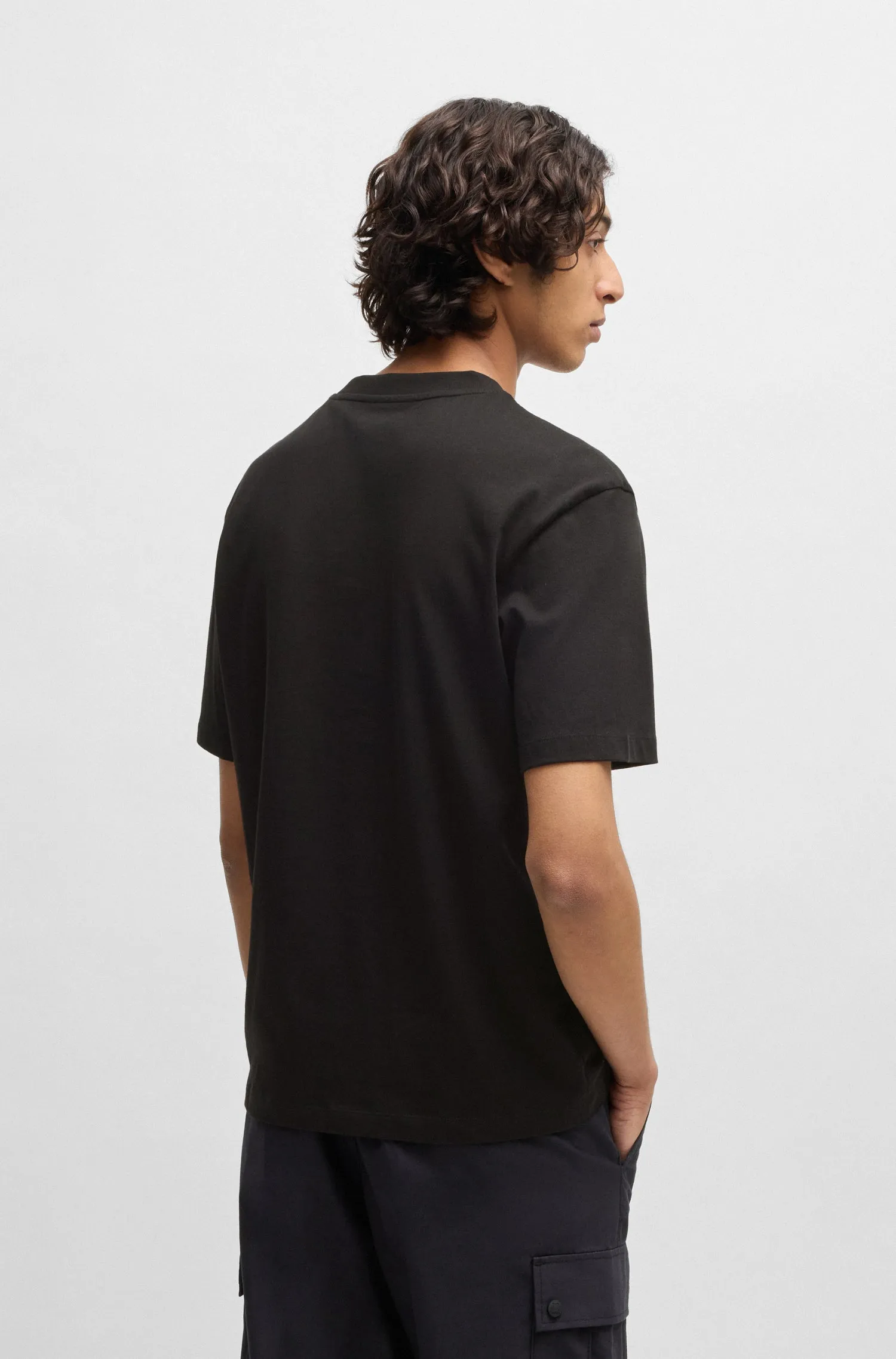 HUGO T-Shirts Relaxed Fit in Cotton - DRICARD_RB 10257318 01-50542775