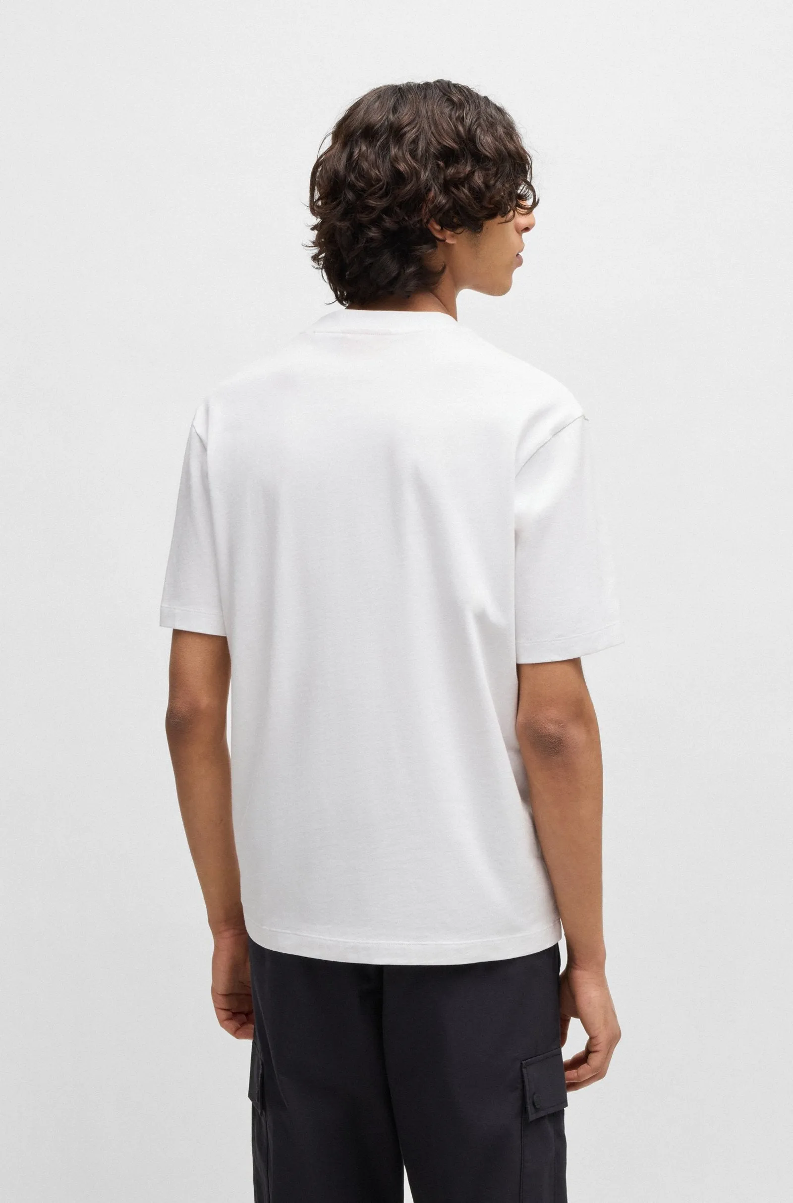 HUGO T-Shirts Relaxed Fit in Cotton - DRICARD_RB 10257318 01-50542775