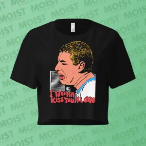 I Wanna Kiss You All Over - Happy Gilmore Movie Crop Top | AS Colour