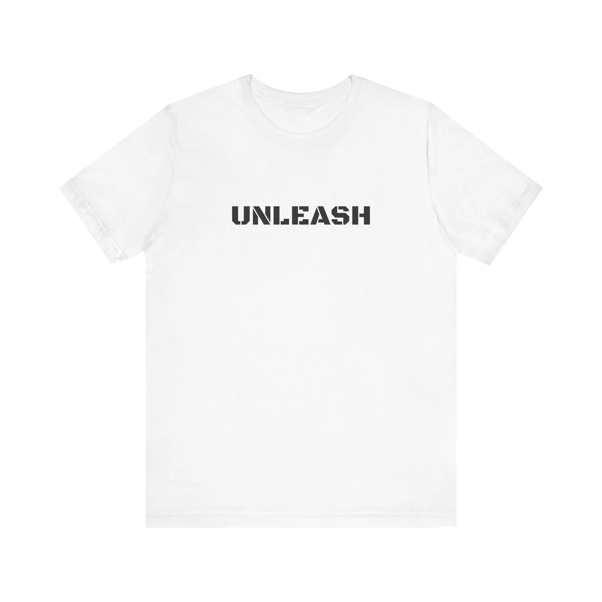 Inspirational Gym Shirts for Men - Motivation for Your Workout - UNLEASH - Front - THE BEAST WITHIN - Back