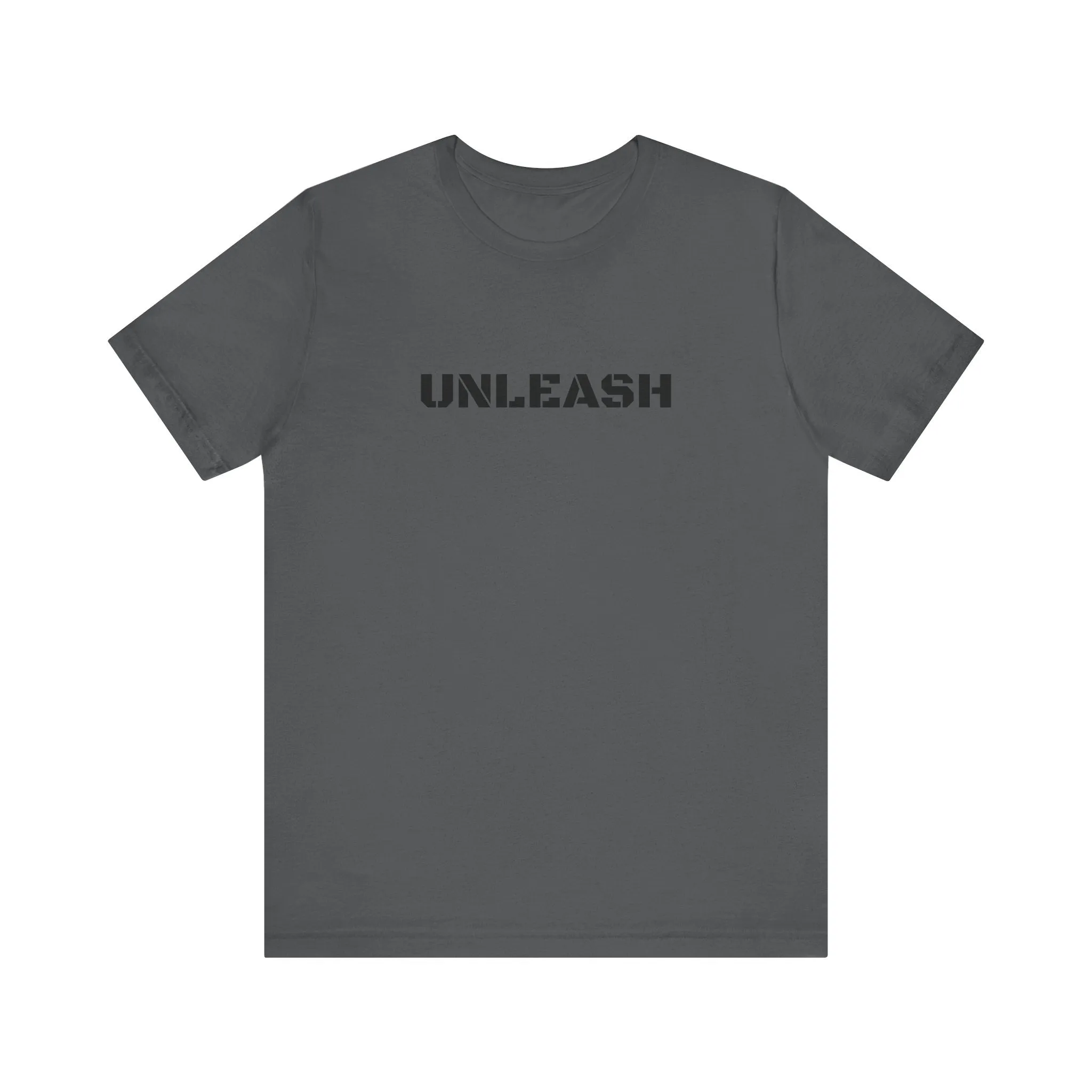 Inspirational Gym Shirts for Men - Motivation for Your Workout - UNLEASH - Front - THE BEAST WITHIN - Back