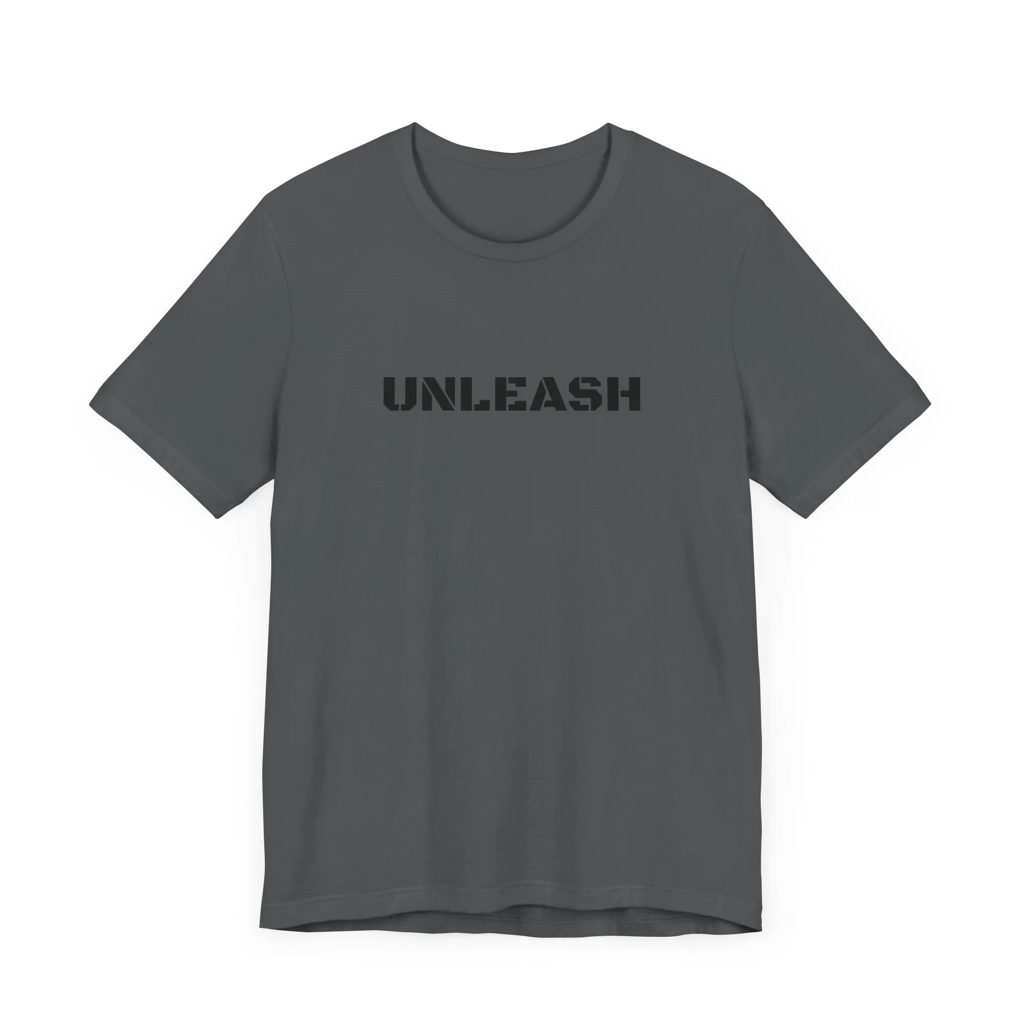 Inspirational Gym Shirts for Men - Motivation for Your Workout - UNLEASH - Front - THE BEAST WITHIN - Back