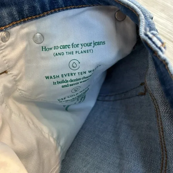 J. Crew 9” Vintage Straight Leg Blue Jeans size 31