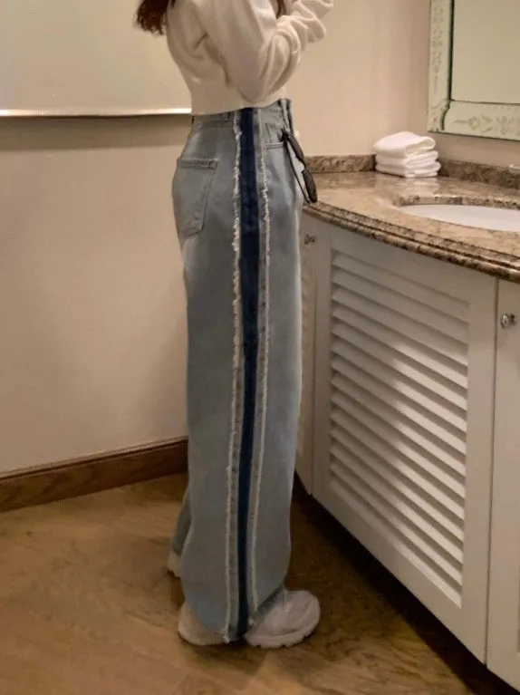 JazzHer Ashton Vintage Wide Leg Jeans
