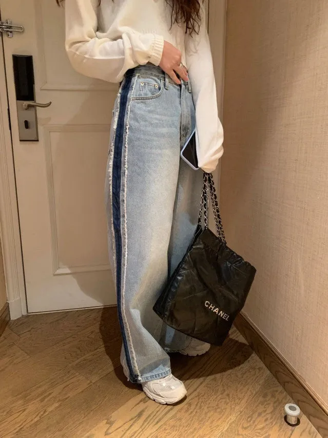 JazzHer Ashton Vintage Wide Leg Jeans