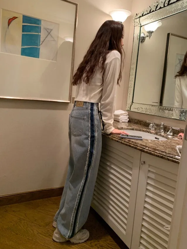 JazzHer Ashton Vintage Wide Leg Jeans
