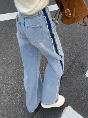 JazzHer Ashton Vintage Wide Leg Jeans
