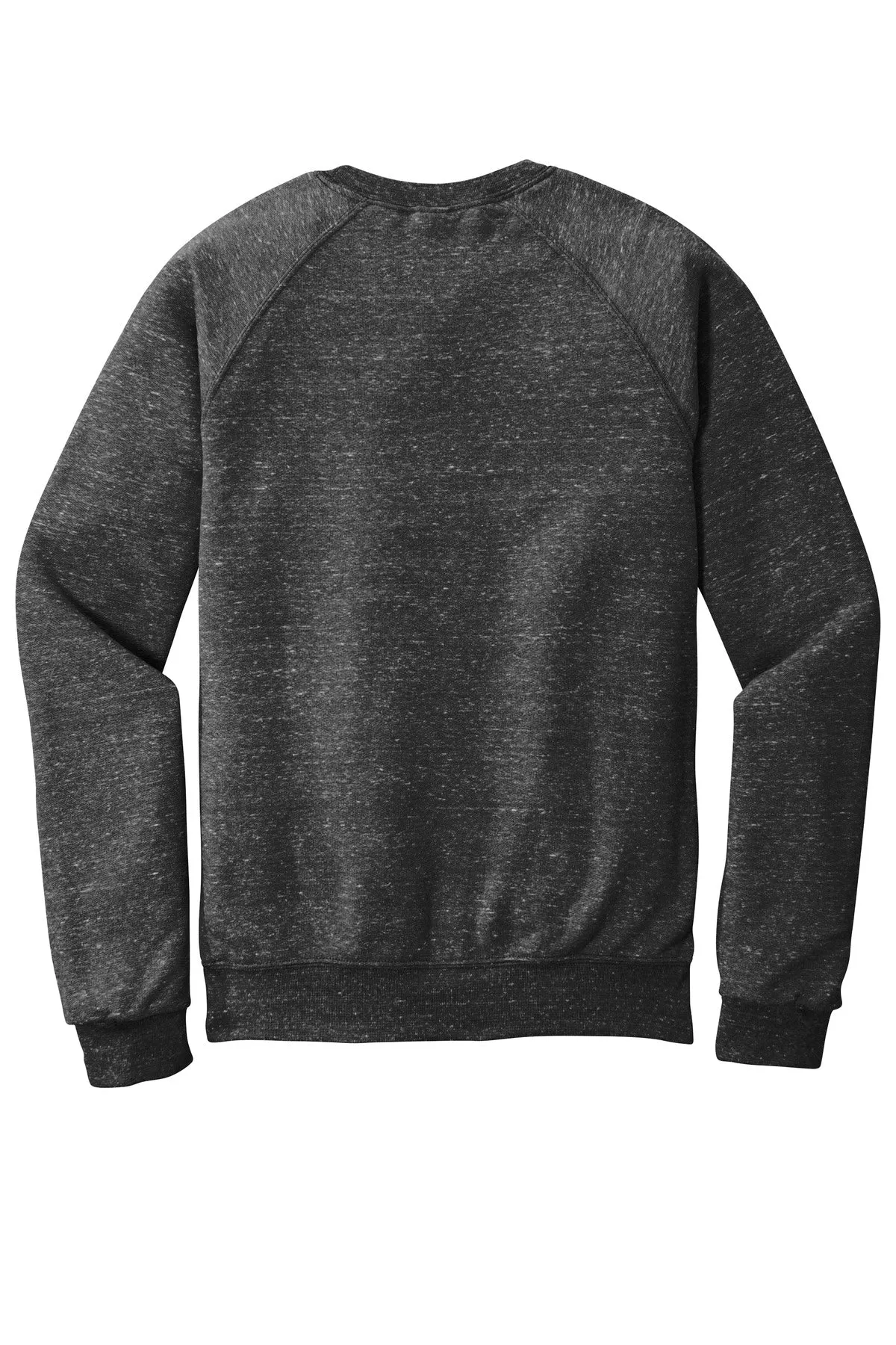 Jerzees  Snow Heather French Terry Raglan Crew 91M Black Ink