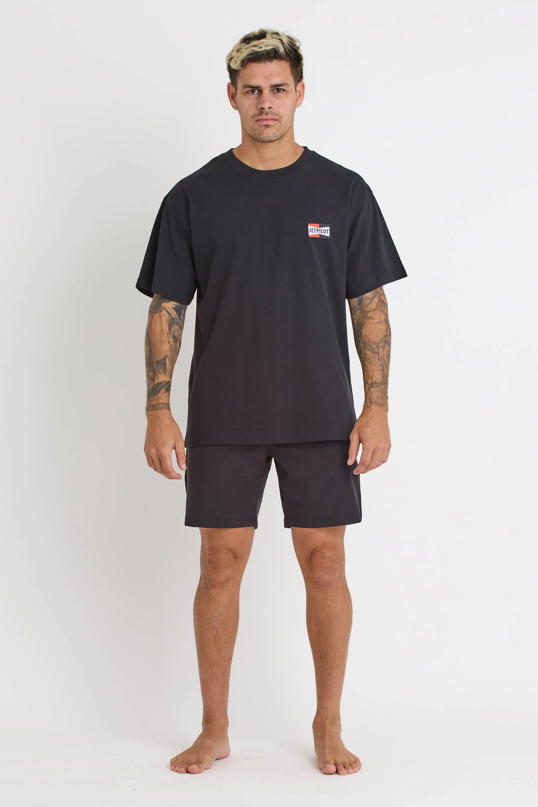 Jetpilot Vintage Badge Tee - Black