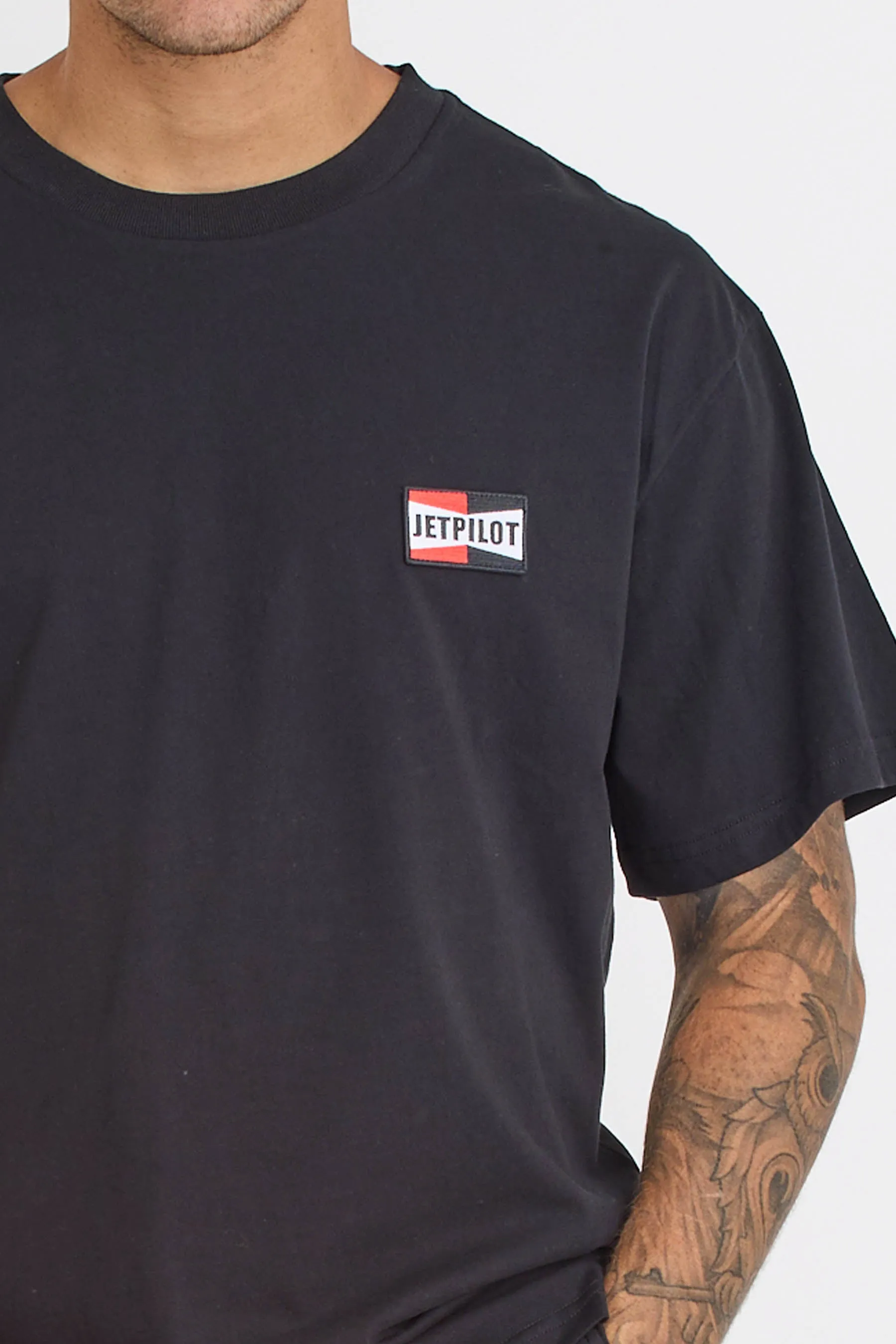 Jetpilot Vintage Badge Tee - Black