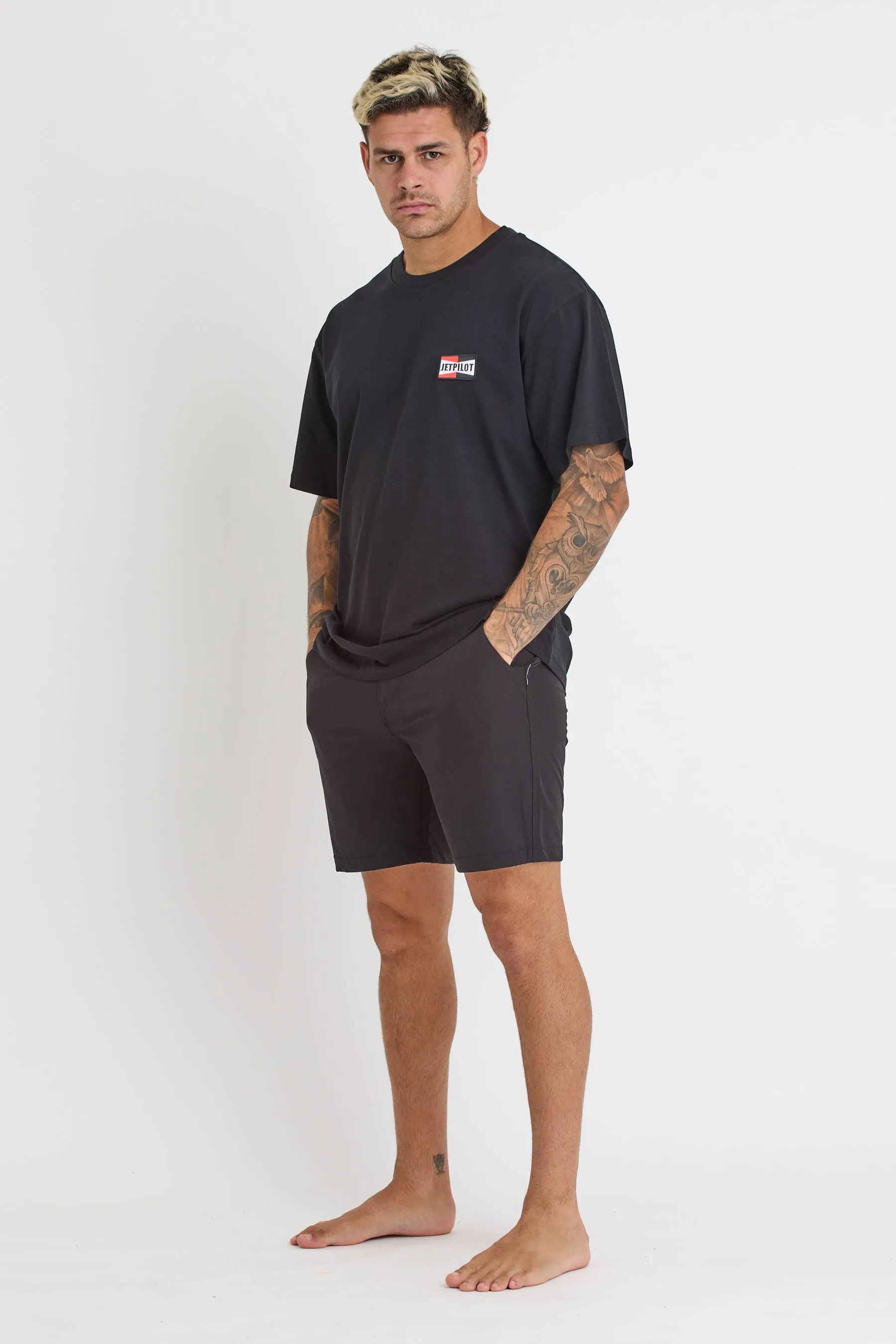 Jetpilot Vintage Badge Tee - Black