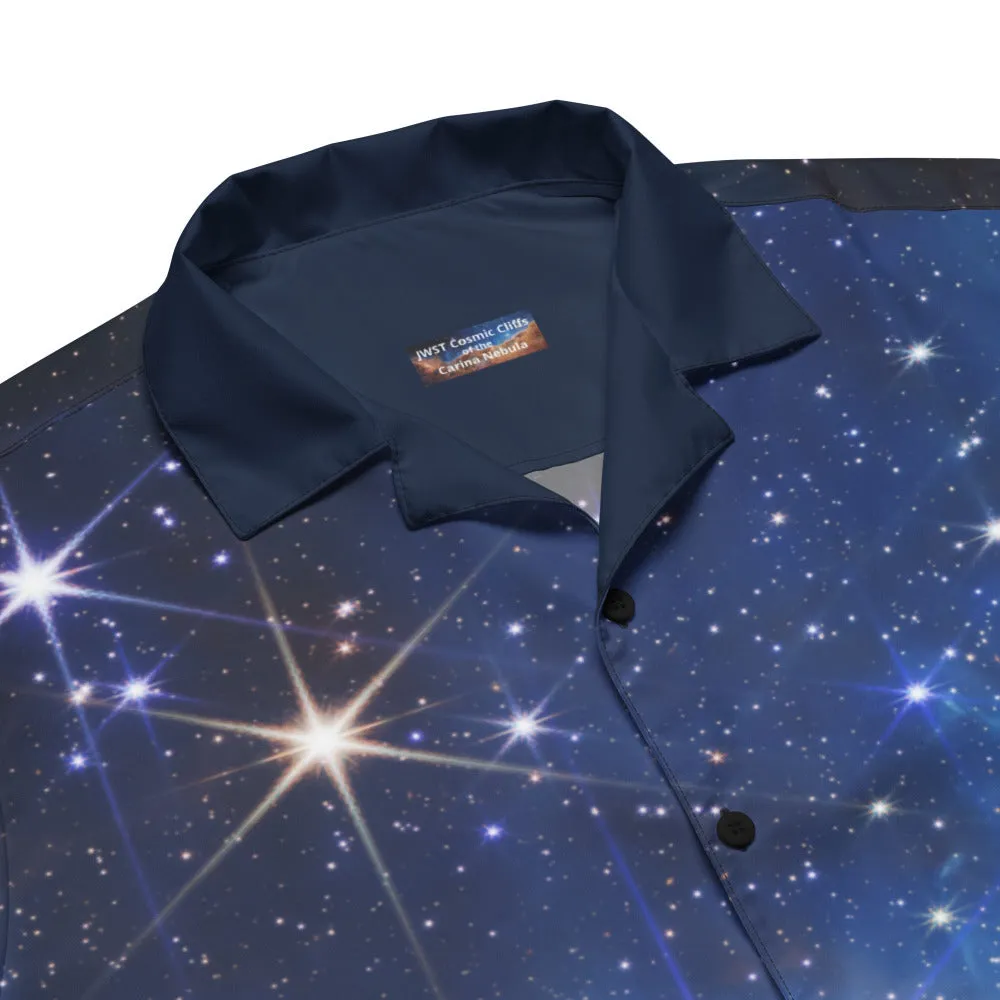 JWST Carina Nebula Button Shirt