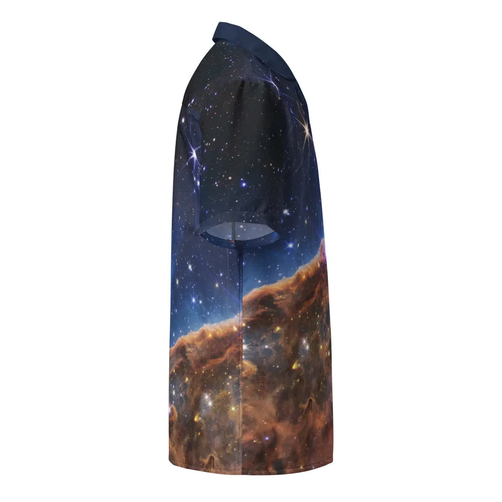 JWST Carina Nebula Button Shirt