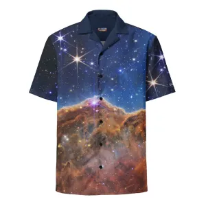 JWST Carina Nebula Button Shirt